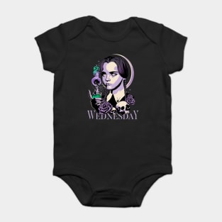 Wednesday Addams Baby Bodysuit